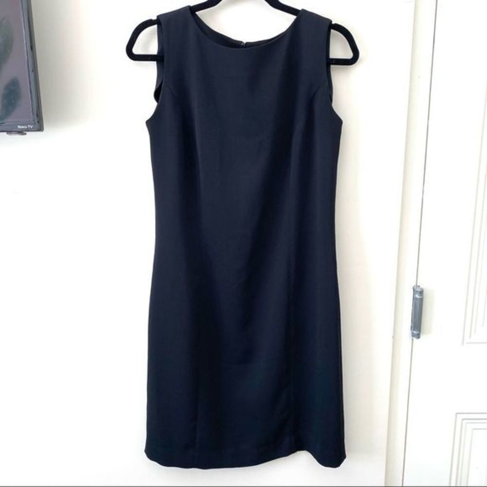 COLDWATER CREEK Sheath Dress Black‎ Sz 8